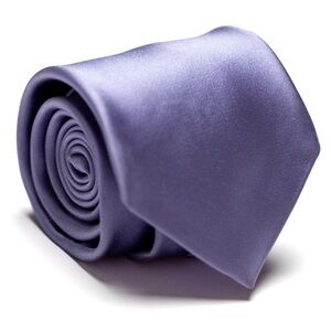 Saks Fifth Avenue 100%‎ Silk Elegant Purple / Lavender Men's Luxury Necktie, EUC
